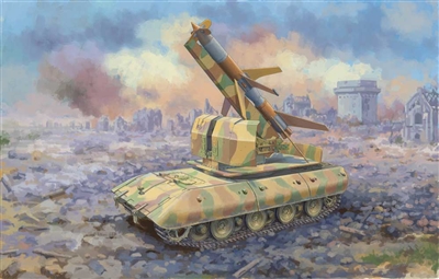 709586 1:35 E-100 Flakpanzer w/Flakrakete Rheintocher I