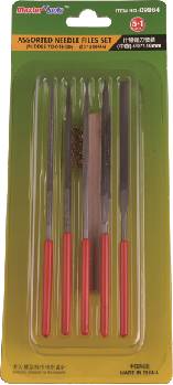 709964 Assorted Needle Files Set (5pcs) 3x140mm & Wire Brush