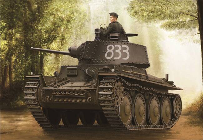80136 1/35 German Panzer Kpfw.38(t) Ausf.E/F