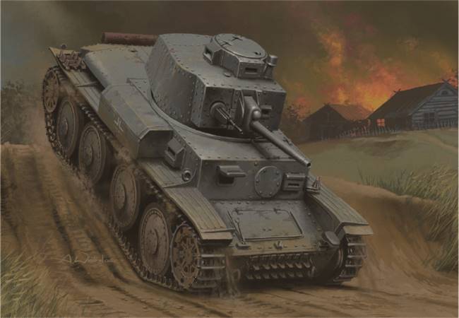 80137 1/35 German Panzer Kpfw38t AusfG