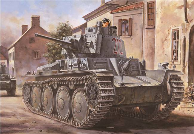 80141 1/35 German Panzer Kpfw38t AusfB