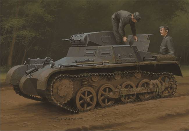 80145 1/35 German Panzer 1 Ausf A SdKfz101 Early/Late Version