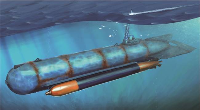 80170 1/35 German Molch Midget Submarine
