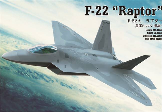 80210 1/72 F-22A Raptor