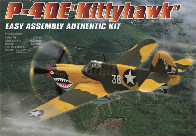 80250 1/72 P-40E Kitty Hawk