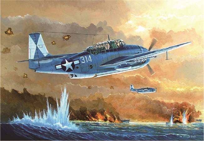 80325 1/48 TBM-3 Avenger Torpedo Bomber