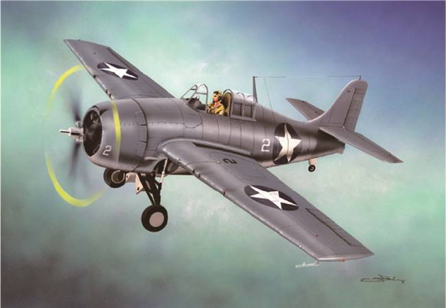 80328 1/48 F4F-4 Wildcat Fighter