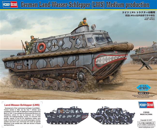82433 1/35 German Land-Wasser-Schlepper LWS Medium Production