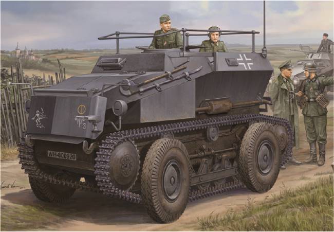82491 1/35 German SdKfz254 Tracked Armoured Scout Car