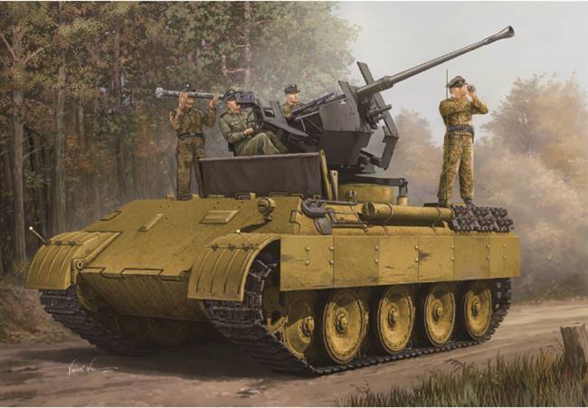 82492 1/35 German Panther AusfD Flak Bergepanther