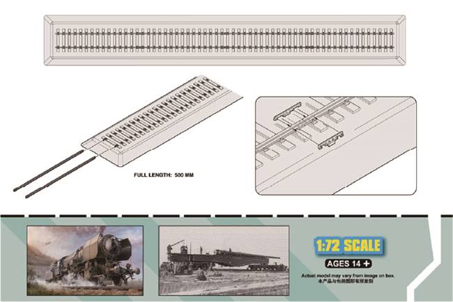 82902 1/72 German Railway Track set