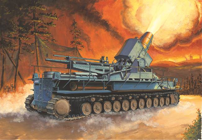82905 1/72 Morser KARL-Geraet 040/041 Late chassis