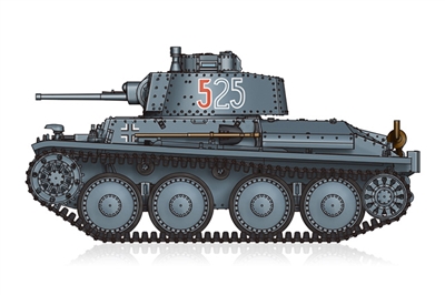 82956 1:72 German Pz.Kpfw. 38(t) Ausf.E/F