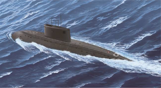 83501 1/350 PLAN Kilo Class Submarine