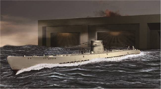 83506 1/350 DKM Navy Type lX-A U-Boat