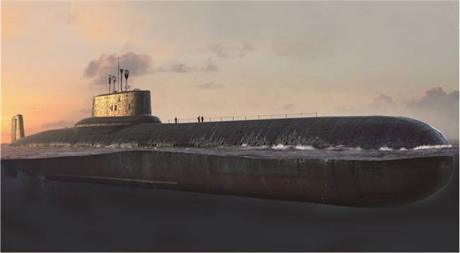 83532 1/350 Russian Navy Typhoon Class SSBN