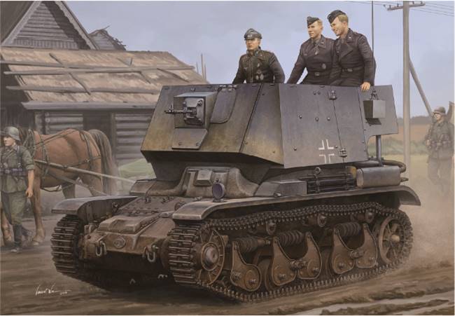 83809 1/35 Befehlsfahrzeug auf Fgst PzKpfw35 R 731f