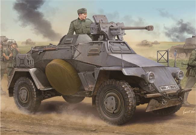 83813 1/35 German LePzSpWg SdKfz221 Leichter Panzerspahwagen-Early