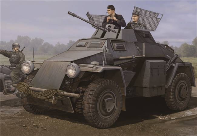 83816 1/35 German SdKfz222 Leichter Panzerspahwagen 3rd Series