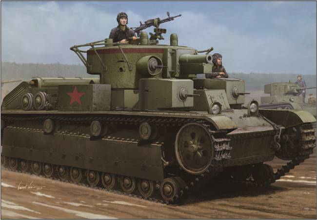 83852 1/35 Soviet T-28 Medium Tank Welded