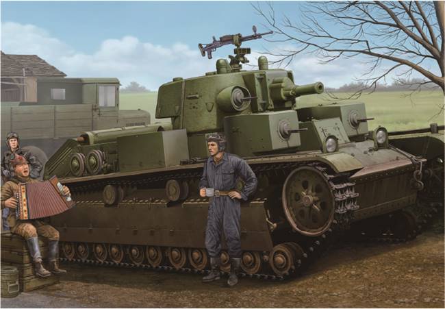 83855 1/35 Soviet T-28 Medium Tank Cone Turret
