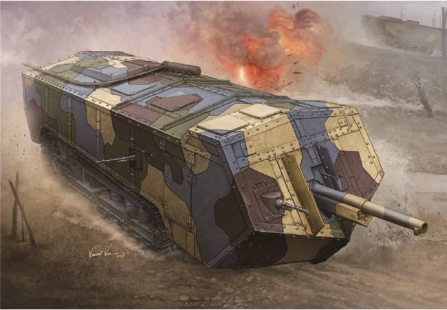 83859 1/35 French Saint-Chamond Heavy Tank - Medium
