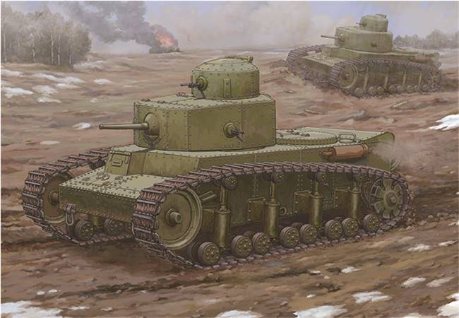 83887 1/35 Soviet T-12 Medium Tank