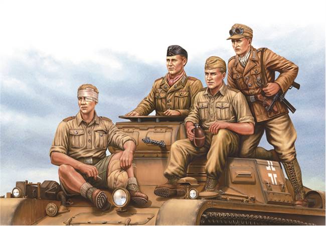 84409 1/35 German Tropical Panzer Crew