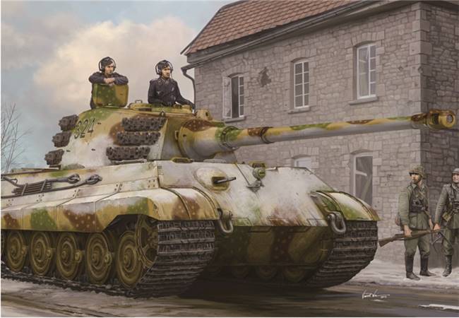 84532 1/35 PzKpfwVI SdKfz182 Tiger II Henschel Feb-1945 Production