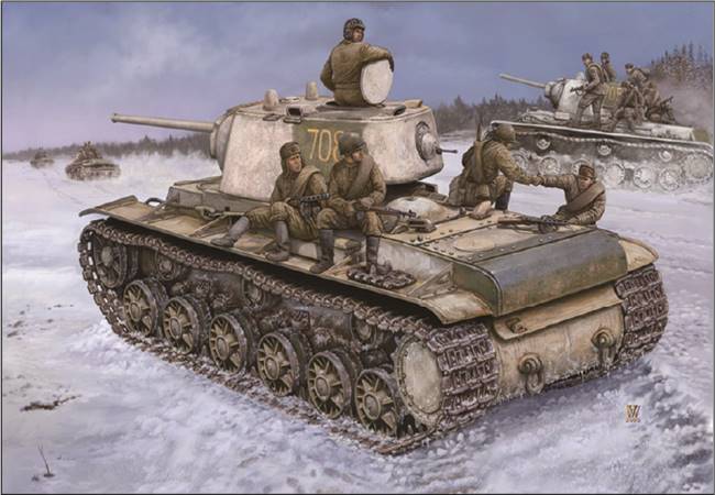 84813 1/48 KV-1 1942 Heavy Cast Turret Tank