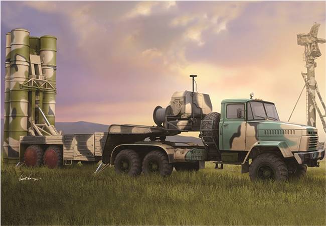 85511 1/35 Russian KrAZ-260B Tractor with 5P85TE TEL S-300PMU