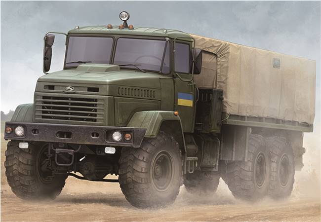 85512 1/35 Ukraine KrAZ-6322 Soldier Cargo Truck