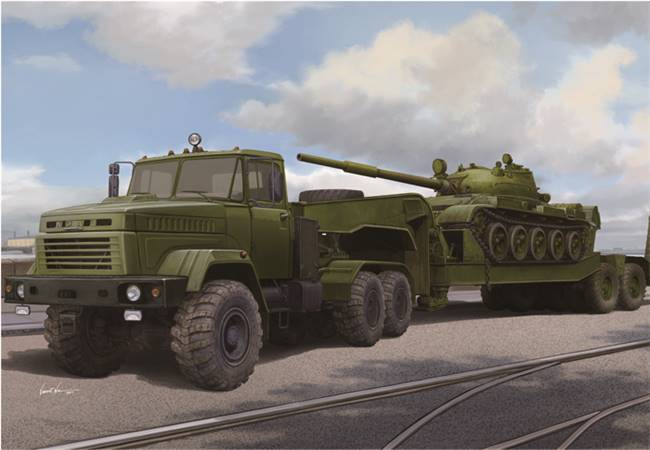 85513 1/35 Ukraine KrAZ-6446 Tractor with MAZ/ChMZAP-5247G semitrailer
