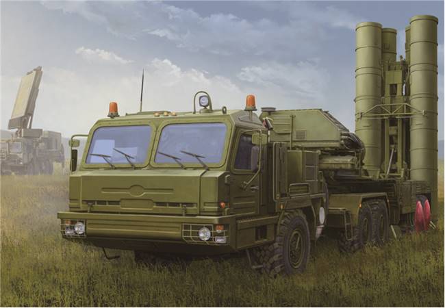 85517 1/35 Russian BAZ-64022 with 5P85TE2 TEL S-400