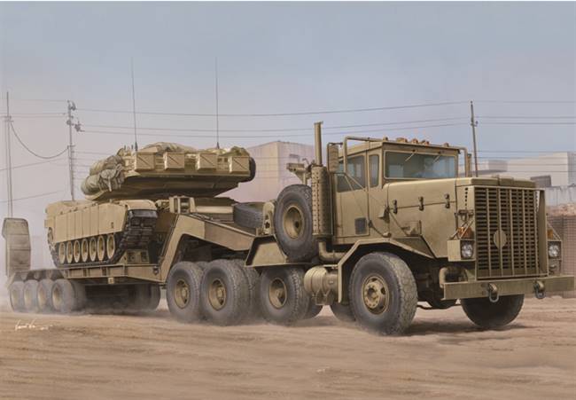 85519 1/35 M911 C-HET w/m747 Heavy Equipment Semi-Trailer