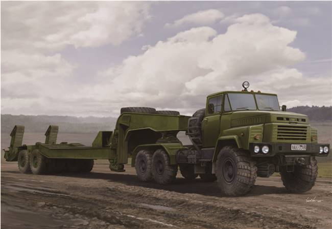 85523 1/35 Russian KrAZ-260B Tractor with MAZ/ChMZAP-5247G semitrailer
