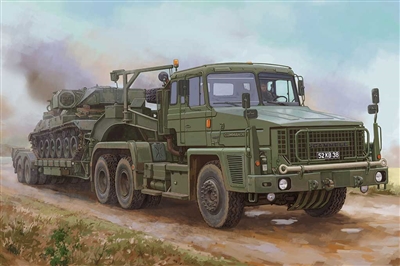 85527 1:35 Scammell Commander with 62 tonne Crane Fruehauf Semi-Trailer