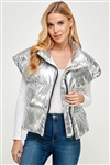 Metallic Shell Vest