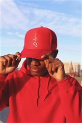 Voltage Sneaker Red Trucker Hat