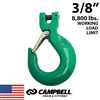 3/8" Grade 100 Clevis Sling Hook with Latch