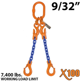 9/32 Inch X100 ADOS Grade 100 Chain Sling