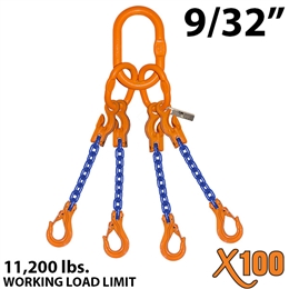 9/32 IN X100 AQOS Grade 100 Chain Sling