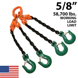 5/8 inches Grade 100 QOSA Chain Sling - USA