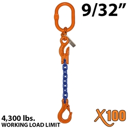 9/32 inches X100 ASOS Grade 100 Chain Sling