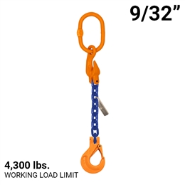 9/32 inches ASOS Grade 100 Chain Sling