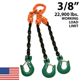 3/8 inch Grade 100 TOSA Chain Sling - USA