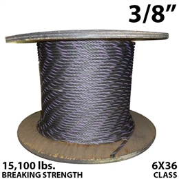 3/8 Inch Coil Domestic Bulk Wire Rope BIWRC 6X37