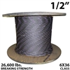 1/2 Inch Coil Domestic Bulk Wire Rope BIWRC 6X37