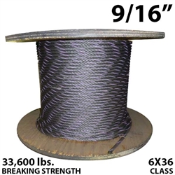 9/16 Inches Coil Domestic Bulk Wire Rope BIWRC 6X37