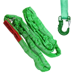 Green Endless Round Sling and Hook Combo